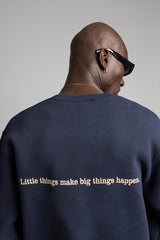 Kabartmalı Yazı Detaylı Sweatshirt