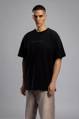 Minimal Yazı Baskılı Yıkamalı T-shirt