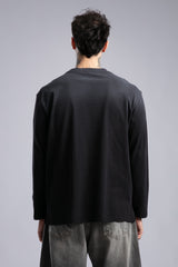 Yazı Baskılı İnce Pistole Sweatshirt