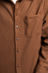 Arka Nakış Detaylı Kaşe Gömlek