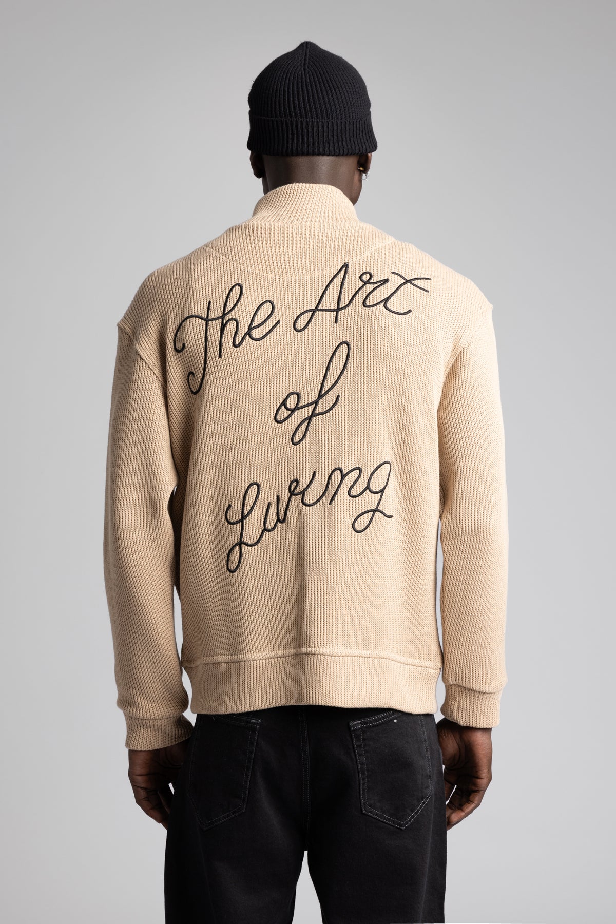 The Art Of Living Fermuarlı Triko Kazak