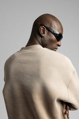 Minimal Yazı Detaylı Pistole Sweatshirt