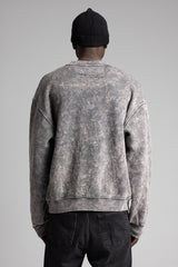 Basic Yıkamalı Sweatshirt
