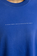 Minimal Yazı Baskılı Yıkamalı T-shirt
