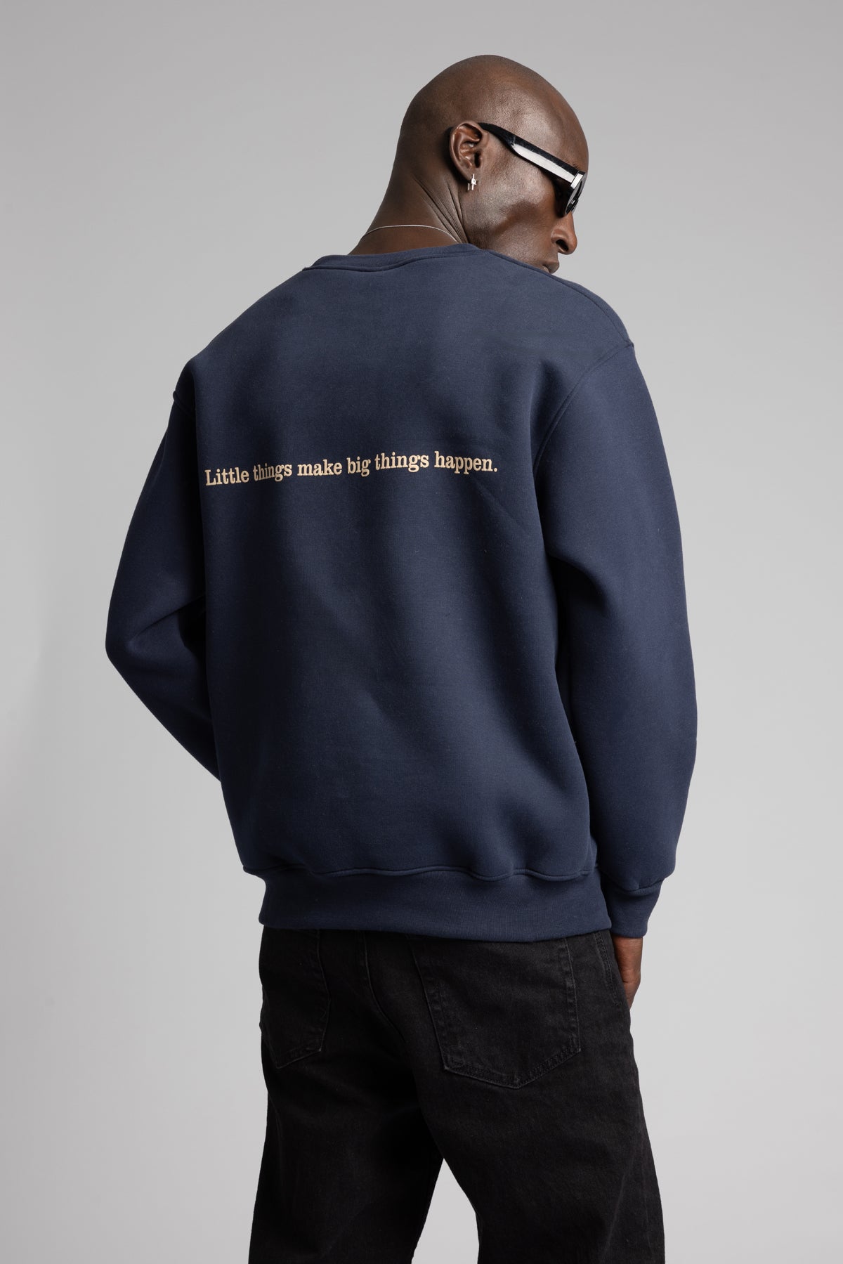 Kabartmalı Yazı Detaylı Sweatshirt