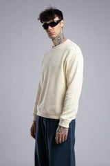 Arka Nakışlı Triko Kazak