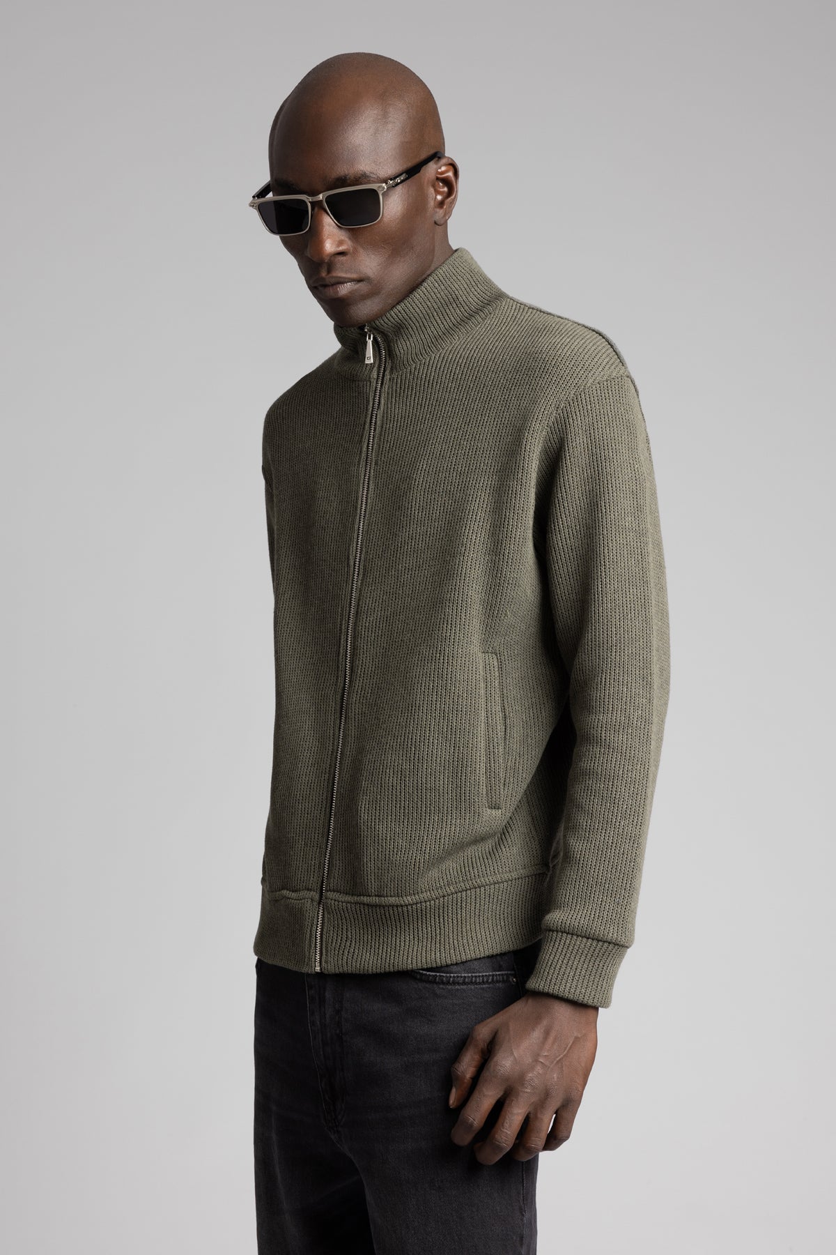 The Art Of Living Fermuarlı Triko Kazak