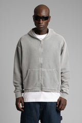 Baskılı Fermuarlı Sweatshirt