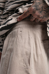 Paçası Ayarlanabilir Gabardin Pantolon