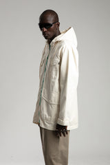 Çok Cepli Kapüşonlu Ceket