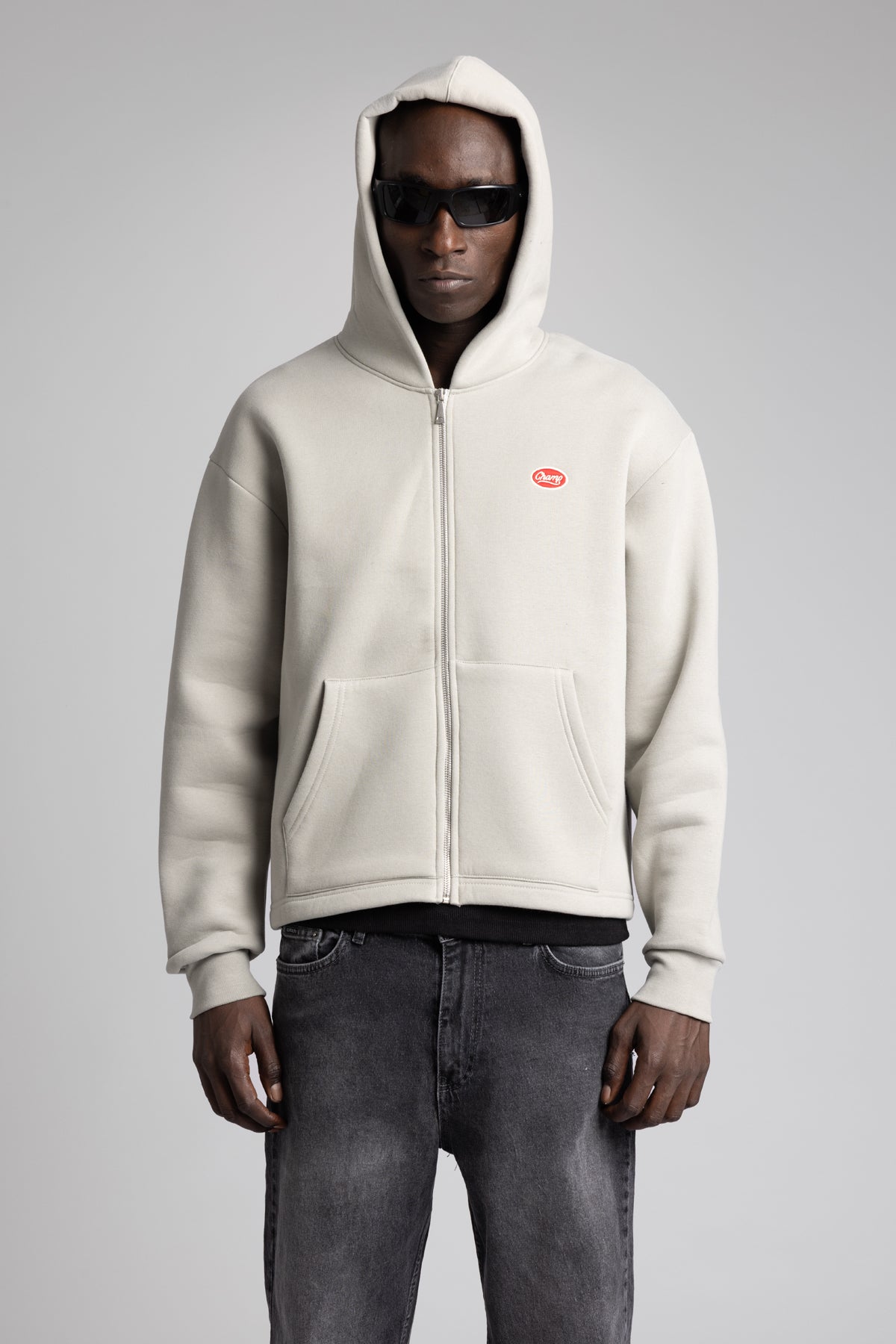 Camp Kapüşonlu Fermuarlı Sweatshirt