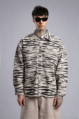 Desenli Gabardin Gömlek