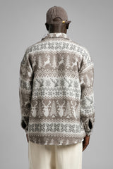 Desenli Kaşe Gömlek