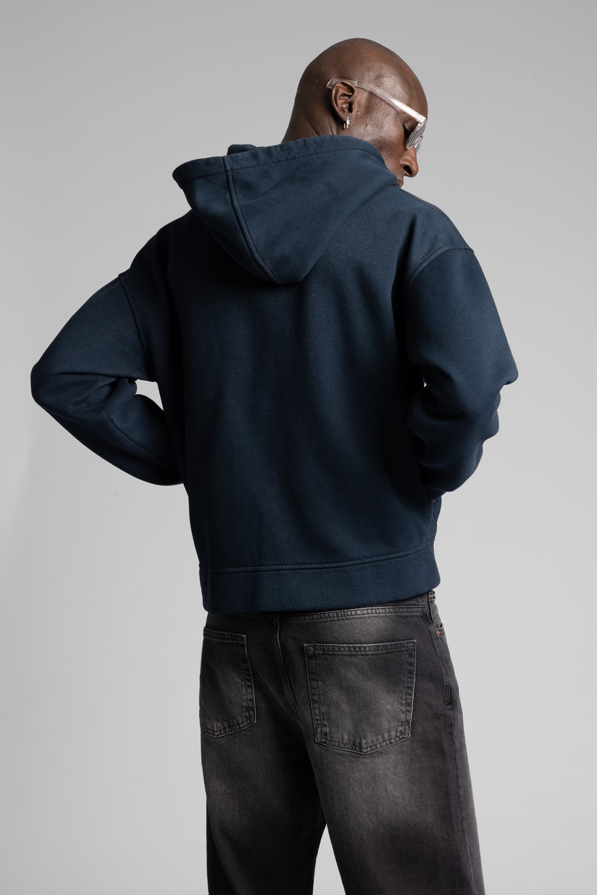 Kapüşonlu Fermuarlı Sweatshirt