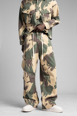 Kamuflaj Desenli Kargo Pantolon