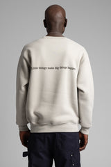 Kabartmalı Yazı Detaylı Sweatshirt