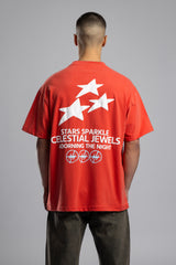 Kabartmalı Baskılı Oversize T-shirt