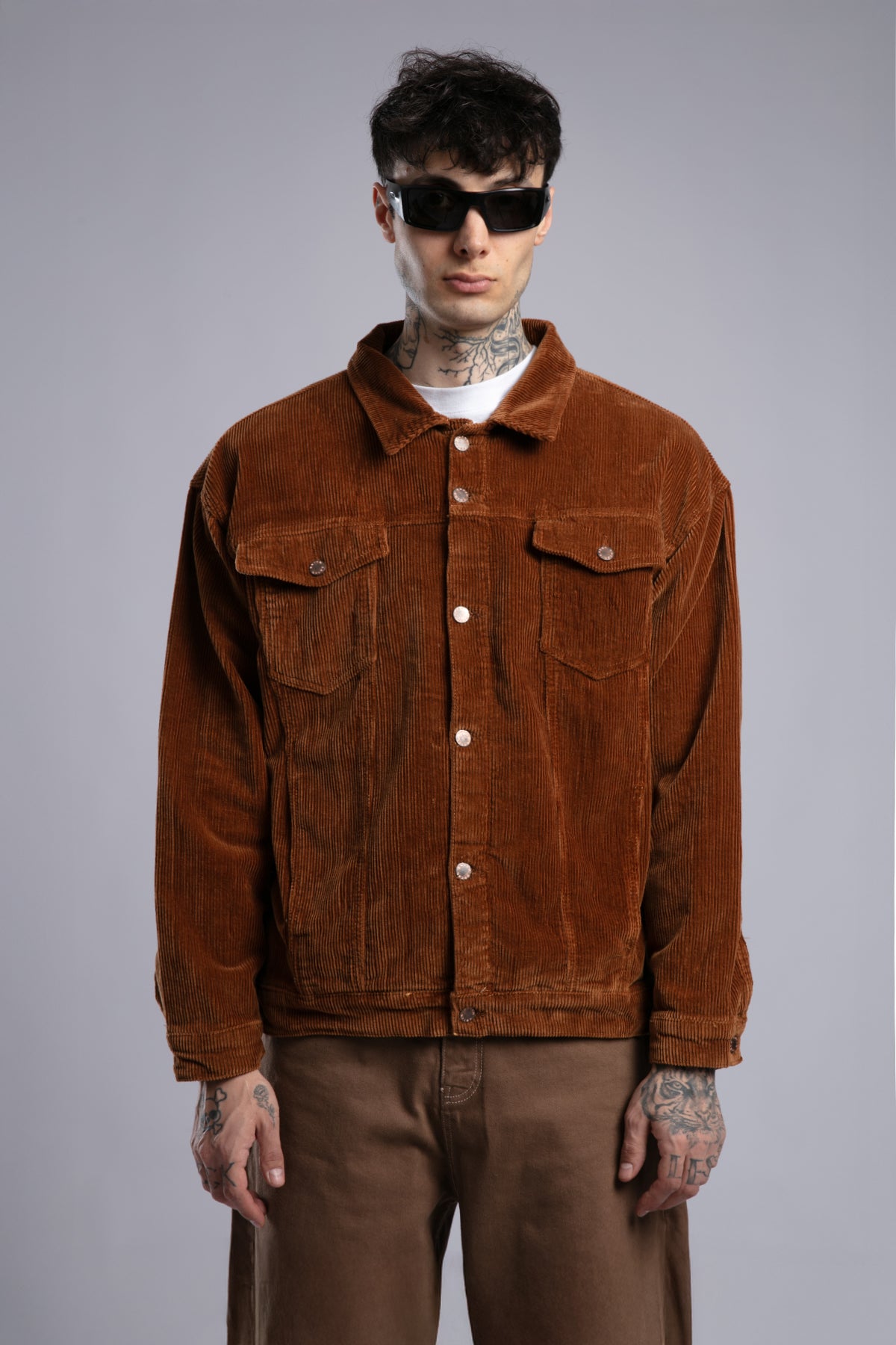 Trucker Kadife Ceket