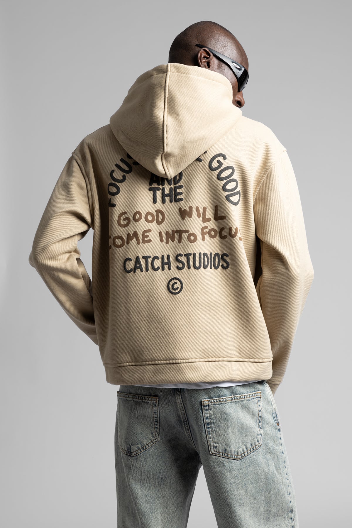 Good Will Kapüşonlu Fermuarlı Sweatshirt