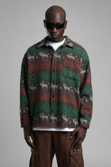 Desenli Kaşe Gömlek