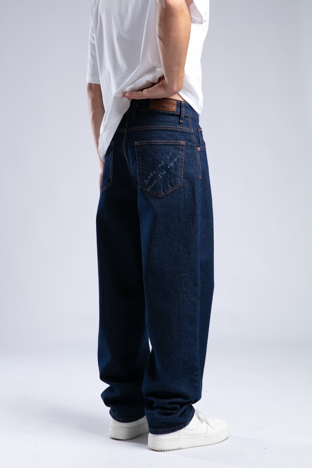 Nakışlı Baggy Jean