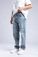 Nakışlı Straight Fit Jean