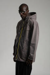 Çok Cepli Kapüşonlu Ceket