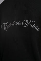 Arka Nakışlı Triko Kazak