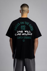 Good Will Kabartma Baskılı T-shirt