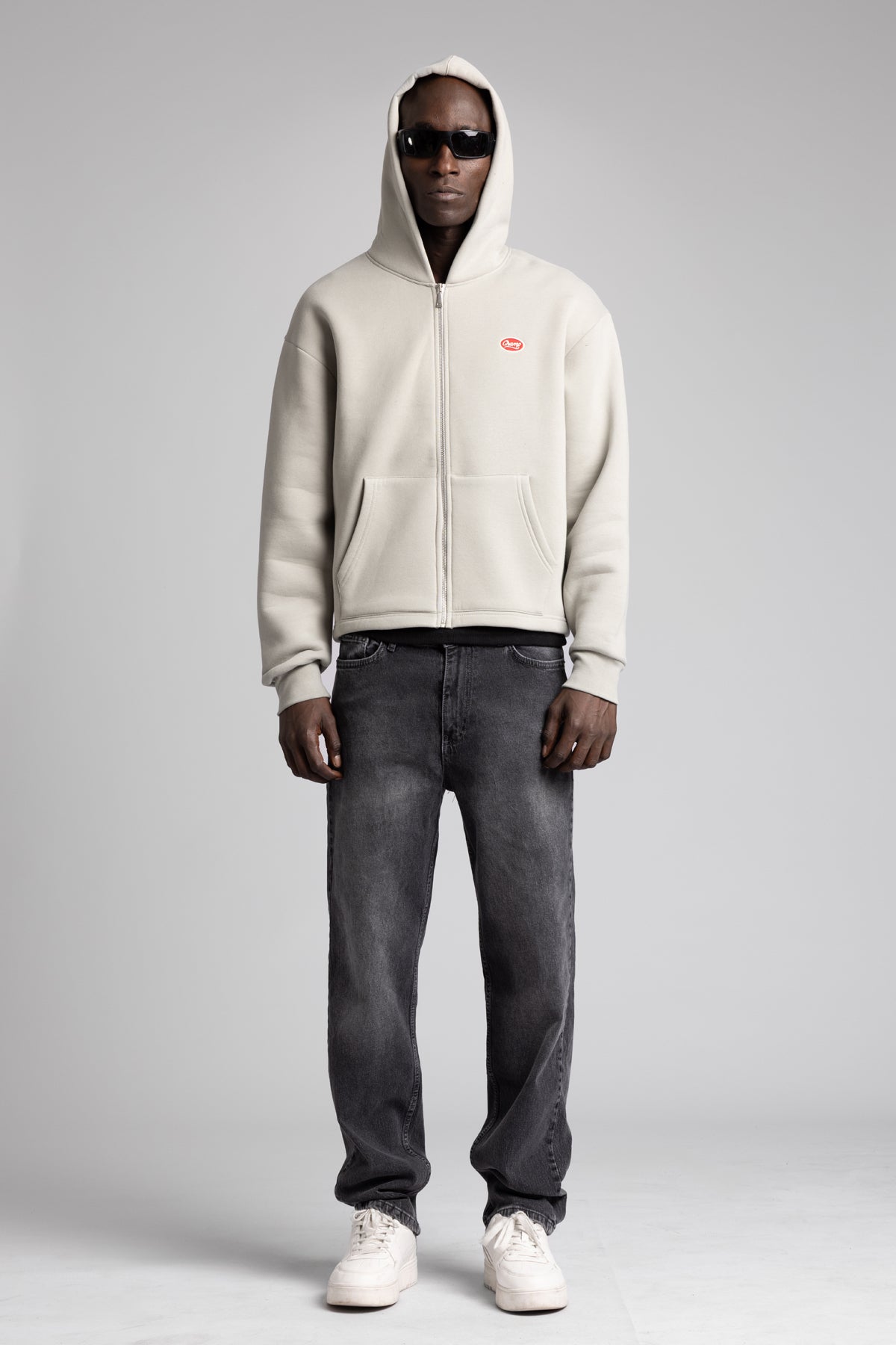 Camp Kapüşonlu Fermuarlı Sweatshirt