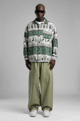 Desenli Kaşe Gömlek