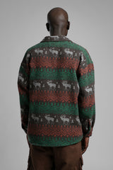 Desenli Kaşe Gömlek