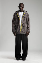 Çok Cepli Kapüşonlu Ceket