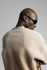 Minimal Yazı Detaylı Pistole Sweatshirt