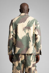 Flap Kargo Cepli Desenli Gömlek