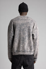 Basic Yıkamalı Sweatshirt