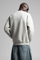 Minimal Yazı Detaylı Pistole Sweatshirt
