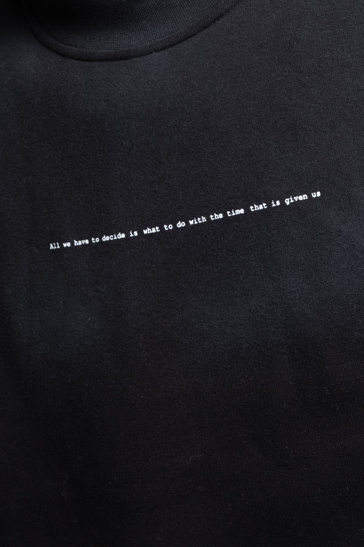 Minimal Yazı Detaylı Pistole Sweatshirt