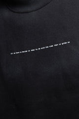 Minimal Yazı Detaylı Pistole Sweatshirt