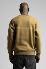 Kabartmalı Yazı Detaylı Sweatshirt