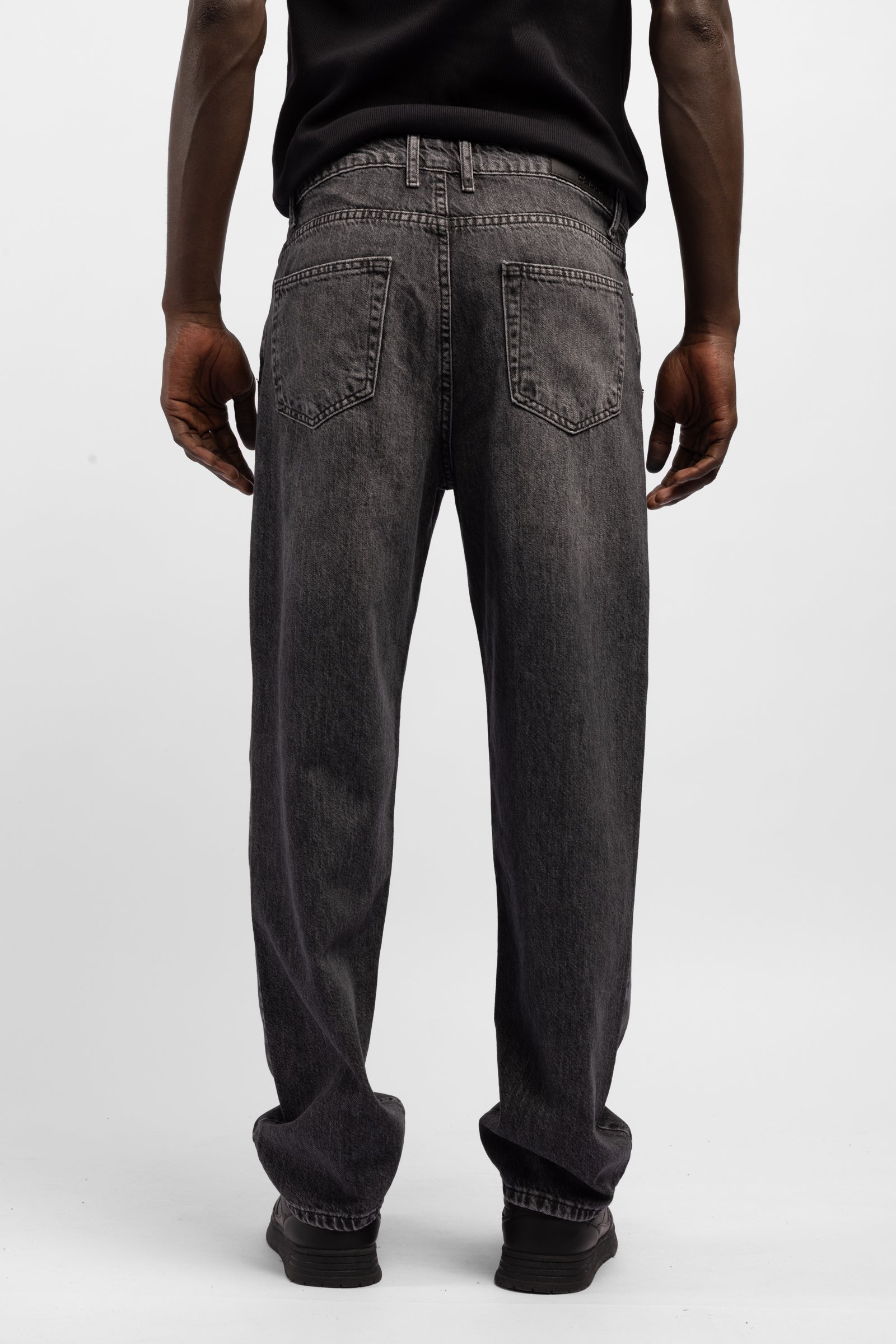 Yıkamalı Baggy Fit Jean