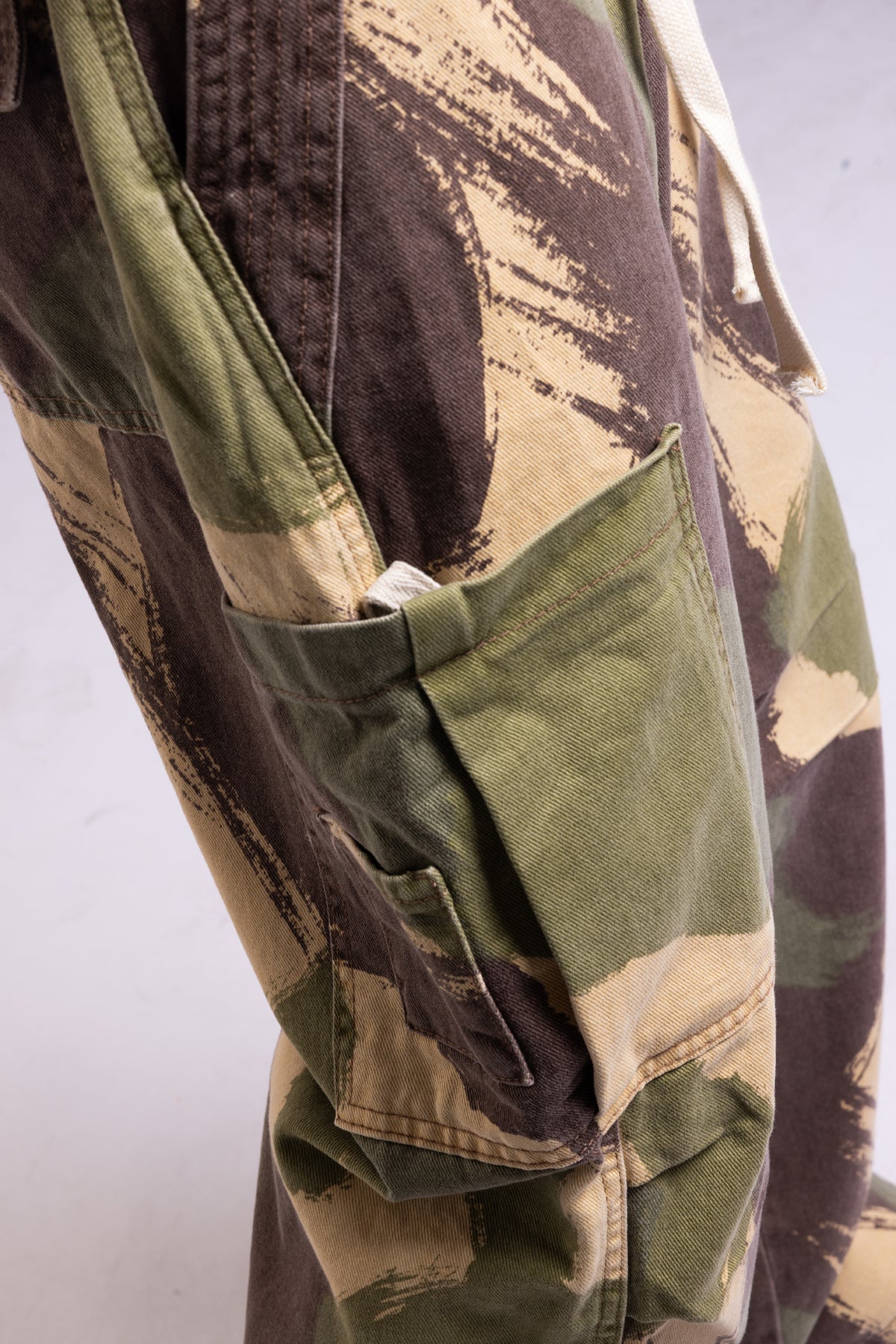 Kamuflaj Desenli Kargo Pantolon