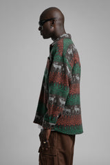 Desenli Kaşe Gömlek