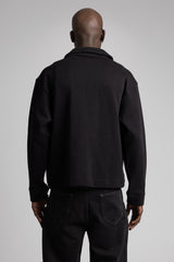 Diyagonal Fermuarlı Ceket