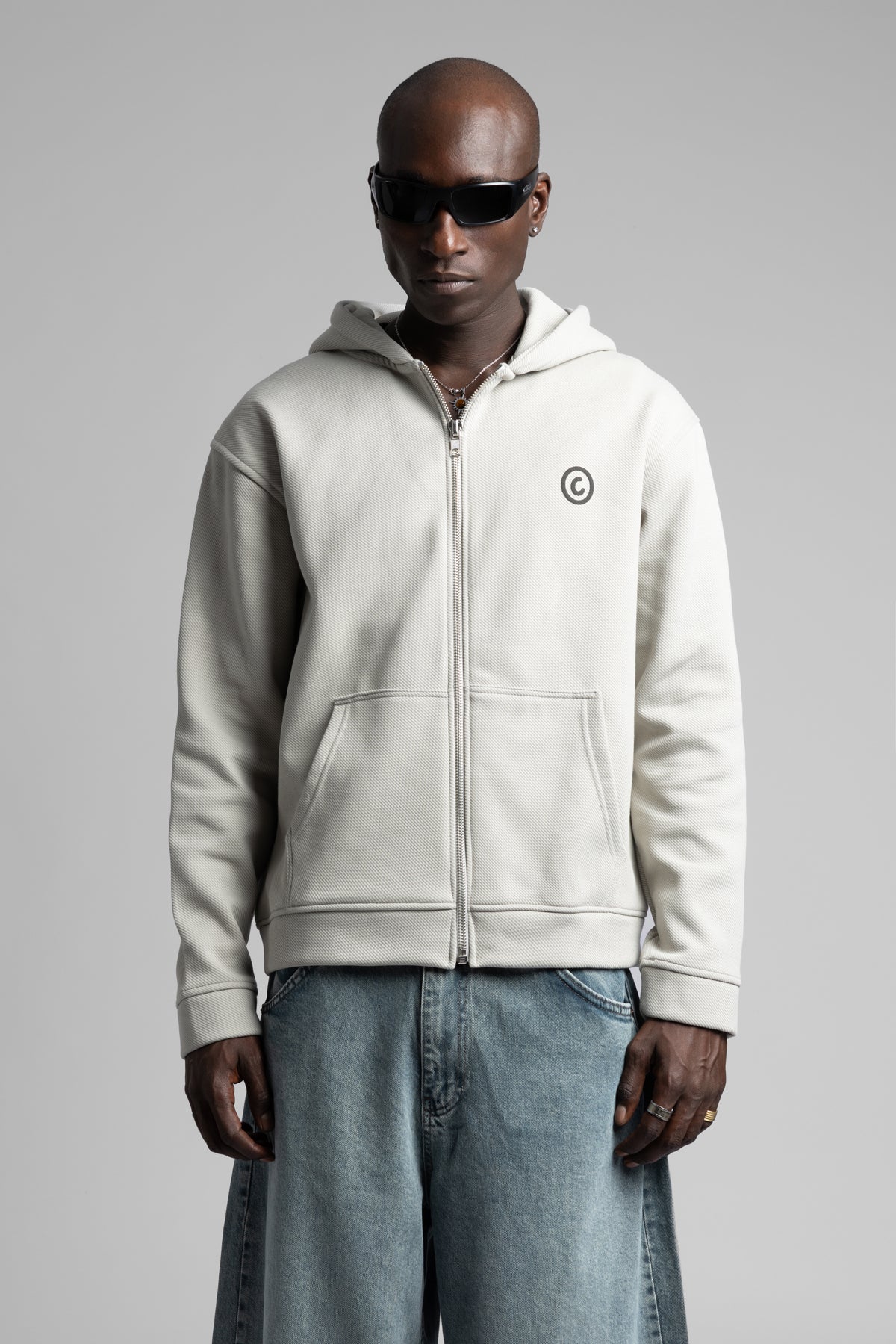 Good Will Kapüşonlu Fermuarlı Sweatshirt