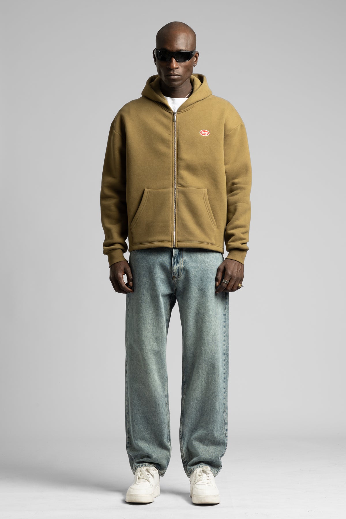 Camp Kapüşonlu Fermuarlı Sweatshirt