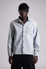 Arka Nakış Detaylı Kaşe Gömlek