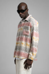 Desenli Kaşe Gömlek