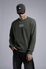 Minimal Baskılı Triko Kazak