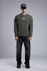 Minimal Baskılı Triko Kazak